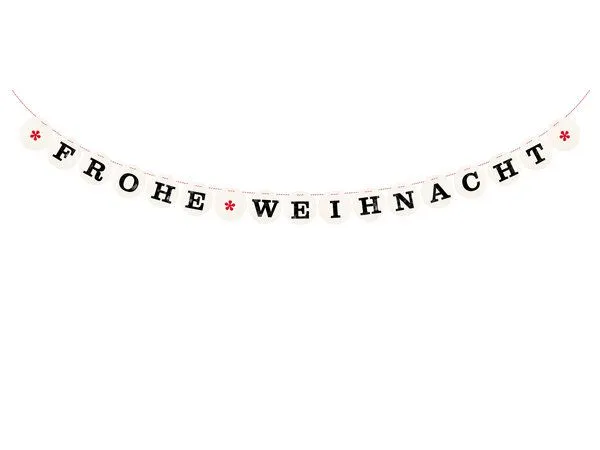 renna deluxe renna deluxe FROHE WEIHNACHT Girlande – Produktbild 2 von 4