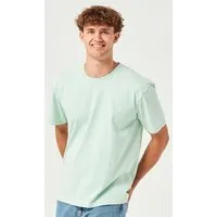 COREBASE COREBASE T-Shirt "BoxFit" aus 100% Bio-Baumwolle, Mint (grün), – Produktbild 1 von 1