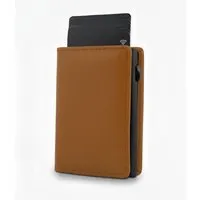 Akaroa Akaroa Kartenetui Slim Wallet PELLE – Popup Cardholder mit Kartenauswurf, Vintage tan, – Produktbild 1 von 1