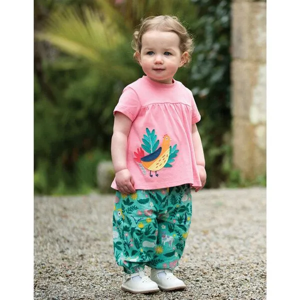 Frugi Frugi Sommerhose Bauernhof Style: Pretty Pull Ups, Color: St. Agnes Farm Floral – Produktbild 2 von 2