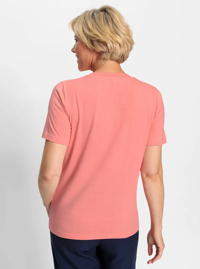 Witt V-Shirt, Flamingo, – Produktbild 2 von 2