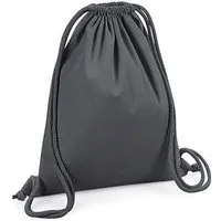 Westford Mill Westford Mill Organic Premium Cotton Gymsac, Graphite grey, – Produktbild 1 von 1