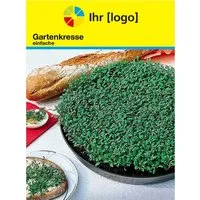 Samentütchen 'Kresse' mit 1-4 farbigem individuellen Aufdruck – Produktbild 1 von 1