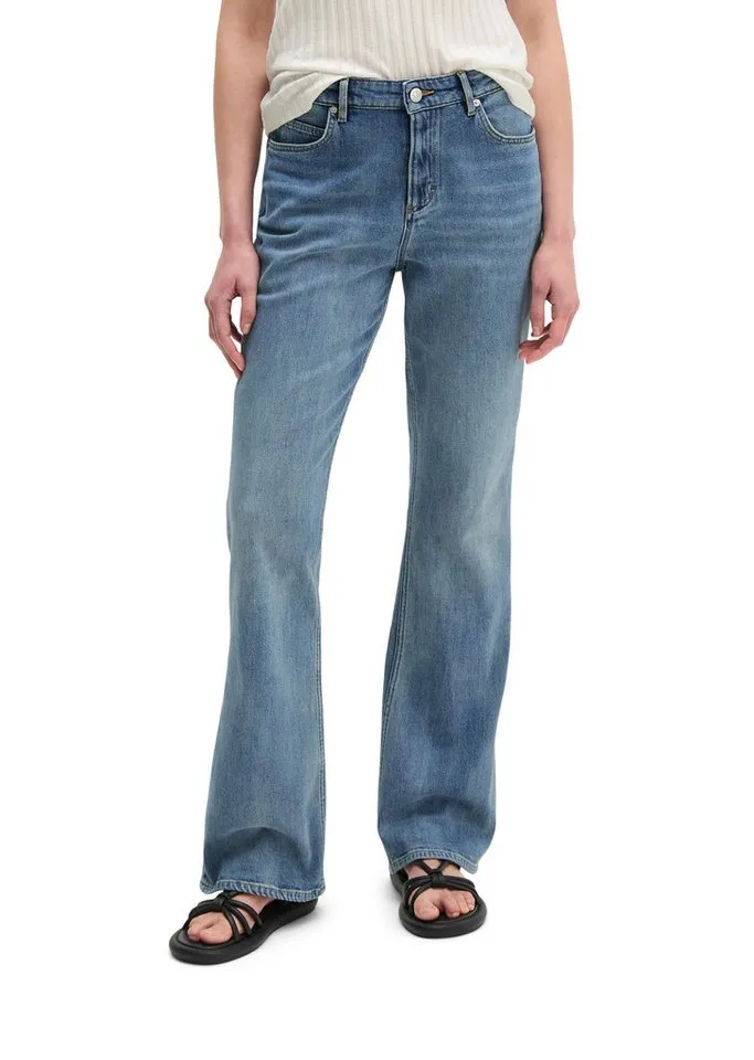 Marc O'Polo Marc O'Polo Schlagjeans aus Organic-Cotton-Lyocell-Mix-Stretch, Blau, – Produktbild 1 von 5