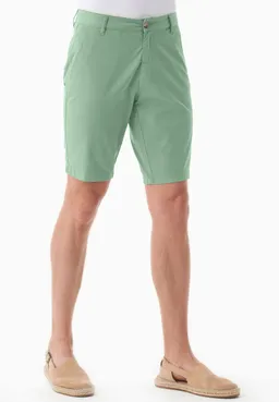 ORGANICATION ORGANICATION Herren vegan Slim-Fit Shorts Matcha Grün – Produktbild 1 von 1