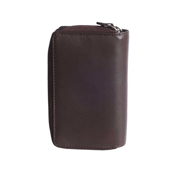Vargu Vargu Echtleder Geldbörse MASIN 1-A mono, Brown, – Produktbild 4 von 4