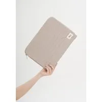 MELA MELA Gepolsterte Laptophülle Style VINUSA aus 100% Bio-Baumwolle, Light stone, – Produktbild 1 von 2