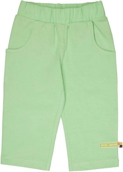 loud + proud loud + proud Babys & Kinder Hose aus Heavy Jersey, GOTS-zertifiziert, Opal(grün), – Produktbild 2 von 2