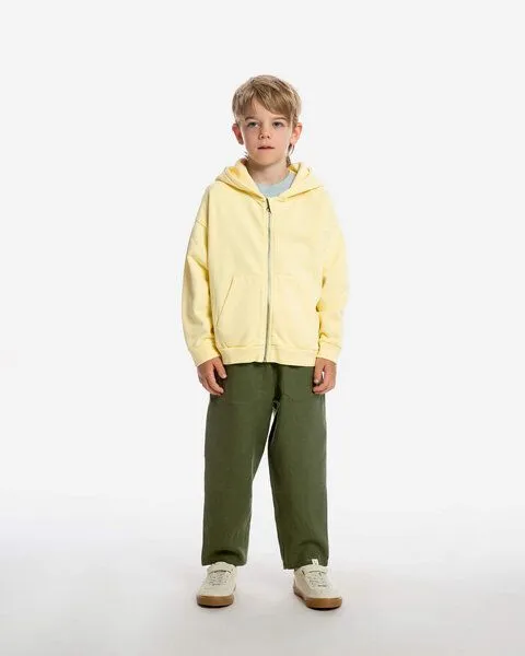 MATONA Matona Kapuzen Sweatshirt | Zip Hoodie | aus Bio-Baumwolle | GOTS-zertifiziert, Vanilla, – Produktbild 3 von 4