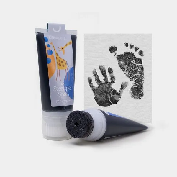 KINDACUTE KINDACUTE Bio Stempelspaß für Babys & Kids, Black, – Produktbild 1 von 4