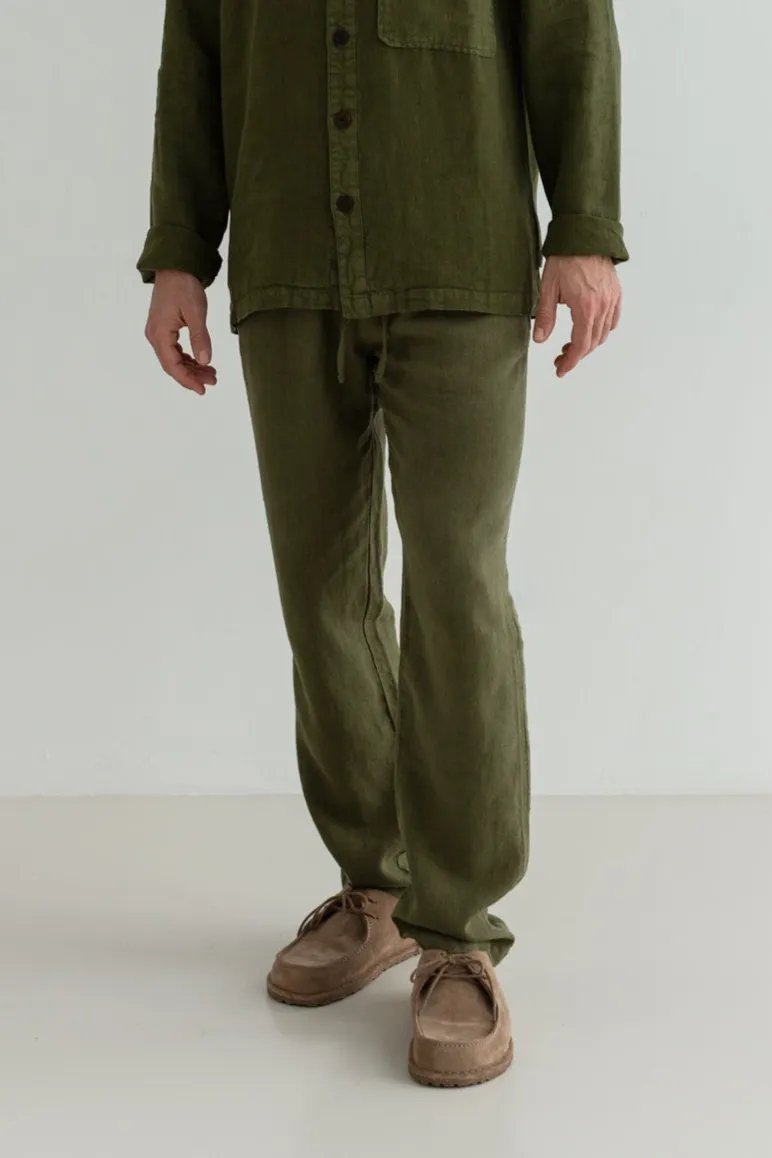 TWOTHIRDS TWOTHIRDS Herren vegan Hose Kotomo Codium Grün, Olivgrün, – Produktbild 2 von 2