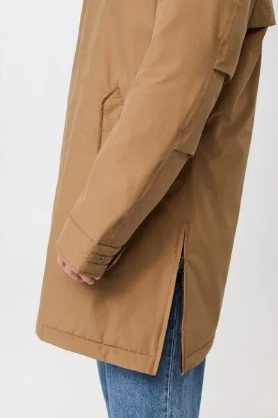 LangerChen LangerChen Langer Parka wattiert mit Funktion, Oak (braun), – Produktbild 4 von 4