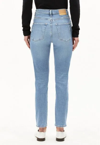 ARMEDANGELS ARMEDANGELS LEJAANI Damen Slim Jeans Bio-Baumwoll Mix X-Stretch, Blue, – Produktbild 3 von 5