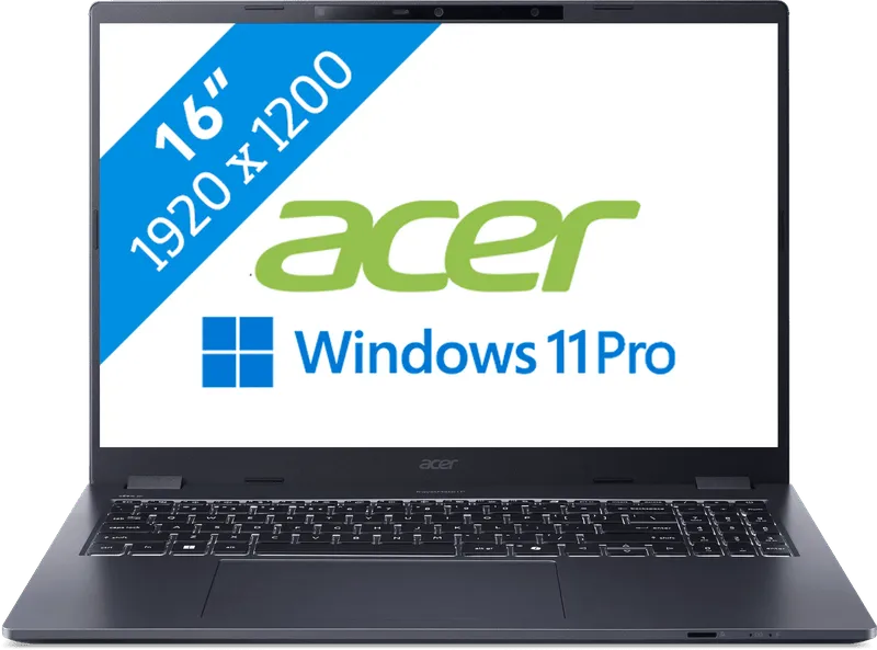 Acer Acer TravelMate P4 16 TMP416-54-TCO-5457 QWERTY, Blau, – Produktbild 1 von 1