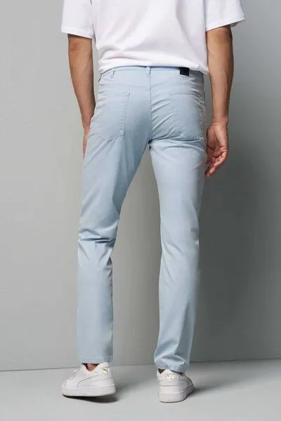 M 5 BY MEYER M 5 BY MEYER Summer Structure baumwoll Five Pocket, Blau (blau), – Produktbild 4 von 5