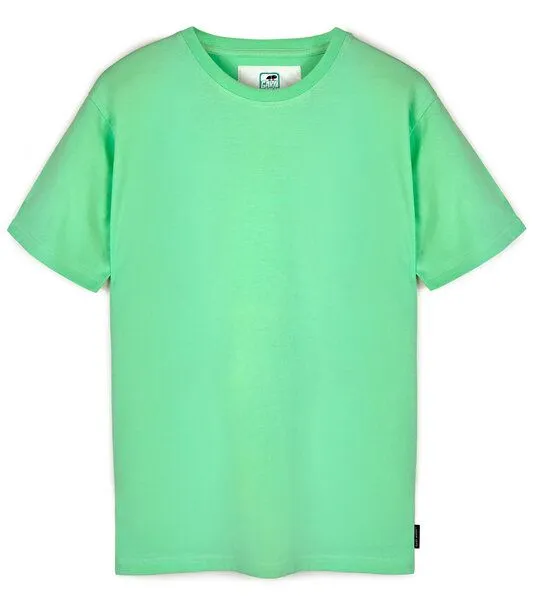 Gary Mash GARY MASH Herren Basic T-Shirt aus Biobaumwolle, Kräftiges mintgrün, – Produktbild 3 von 4