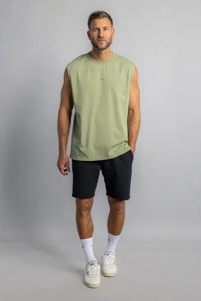 DIRTS dirts Heavy Cotton Tank Top, Sage green, – Produktbild 3 von 4