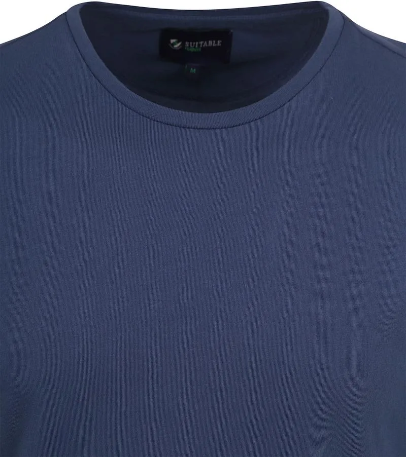 Suitable Suitable Respect T-shirt Jim Denim blau - Größe L, Blau, – Produktbild 3 von 4