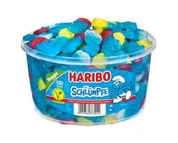 Haribo Haribo Süßigkeit, Haribo Schlümpfe Erdbeer Himbeer und Zitrone gelatinefrei 1350g – Produktbild 1 von 1