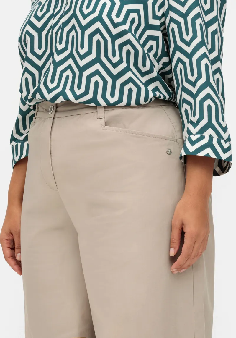 sheego Chinohose, Helltaupe, – Produktbild 2 von 2