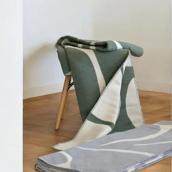 RIEMA Germany RIEMA Germany XL-Kuscheldecke aus Baumwolle BJÖRK, Grün, – Produktbild 2 von 4