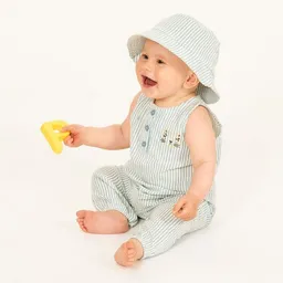Sense Organics Sense Organics Kinder Hut blau-weiß geringelt, Modell BEKE – Produktbild 1 von 1