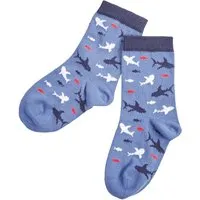 grödo Kinder Socken Baumwolle (kbA) Hai navigator Gr.3-4 – Produktbild 1 von 1