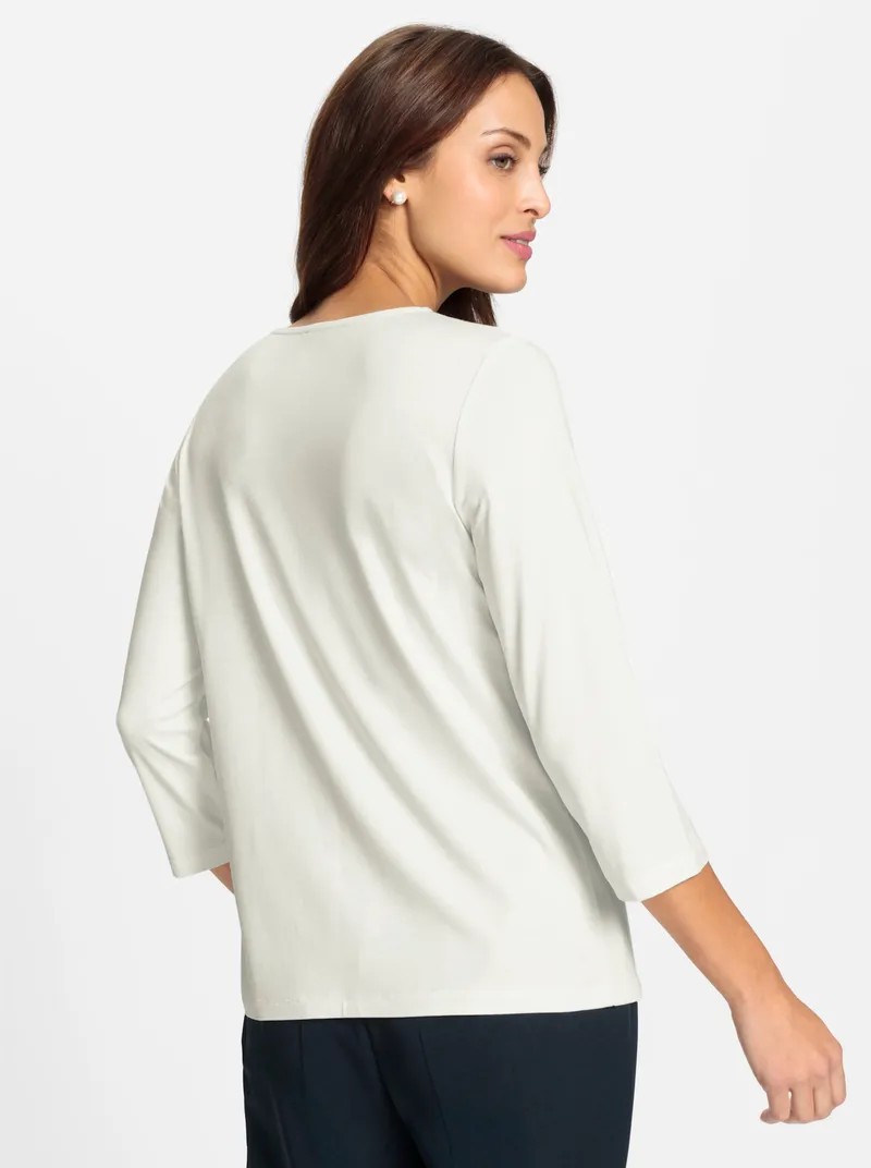 Witt Spitzenshirt ecru, Ecru, – Produktbild 2 von 2
