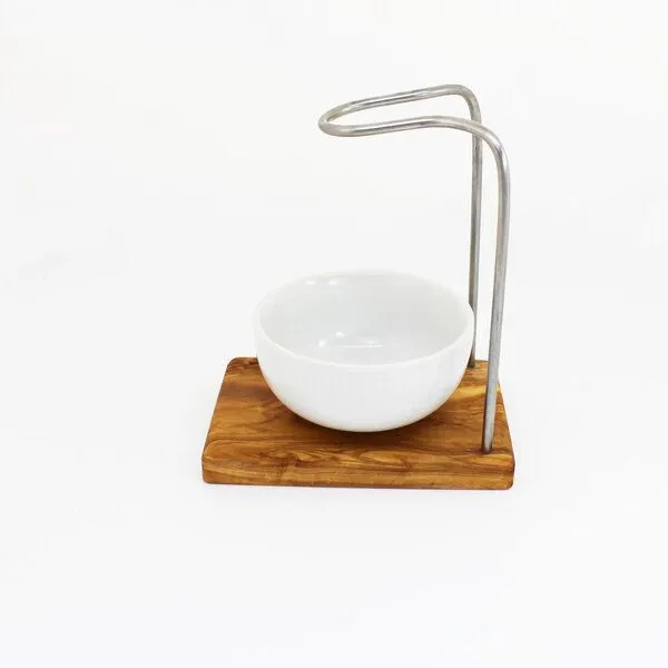 Mitienda Shop Mitienda Shop Rasierpinselhalter mit Porzellanschale – Produktbild 4 von 4