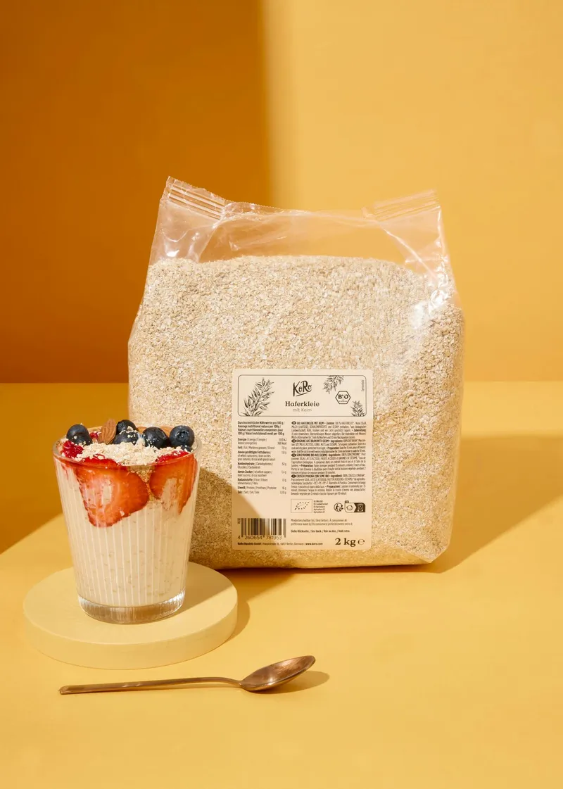 KoRo Bio Haferkleie mit Keim 2 kg – Produktbild 2 von 5