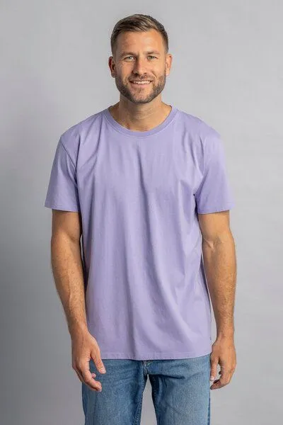 DIRTS dirts Premium Blank T-Shirt STANDARD, Lavender, – Produktbild 2 von 4