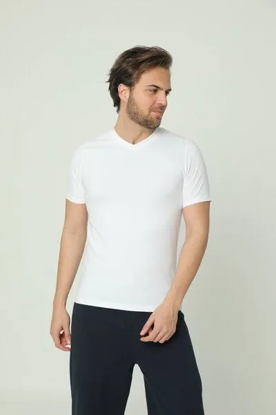 Bruno Barella Bruno Barella 3er Pack GOTS zertifizierte Biobaumwolle Herren T-Shirt – Produktbild 5 von 6
