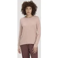 hessnatur hessnatur Langarm Schlafshirt Regular PURE FLOW aus TENCEL Modal, Cremerosa, – Produktbild 1 von 1