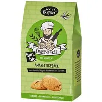 weltPartner WeltPartner Bio-Amarettigebäck "Knast-Kekse" mit italienischen Mandeln, glutenfrei, 130 g – Produktbild 1 von 1