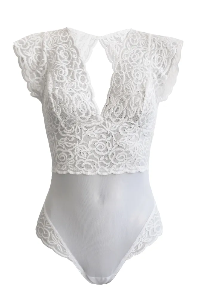 Anekdot Anekdot Damen vegan Bodysuit Amara, Weiß, – Produktbild 2 von 2