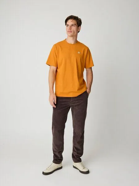 KnowledgeCotton Apparel KnowledgeCotton Apparel Cordhose CHUCK - Regular Fit - aus Bio-Baumwolle, Braun-chocolate-torte, – Produktbild 1 von 2