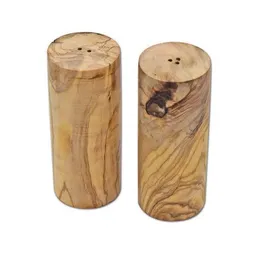 Olivenholz erleben Olivenholz erleben 2er Set Salz- und Pfefferstreuer TURM aus Olivenholz – Produktbild 1 von 1