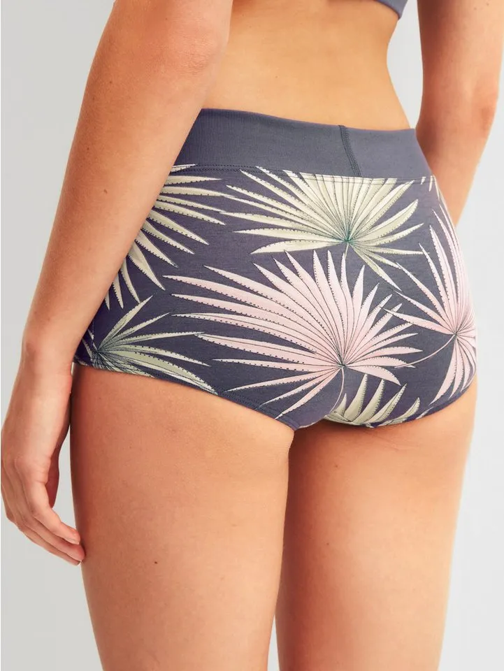 CALIDA CALIDA Panty Elastic Trend mit floralem Print, Grau, – Produktbild 3 von 4