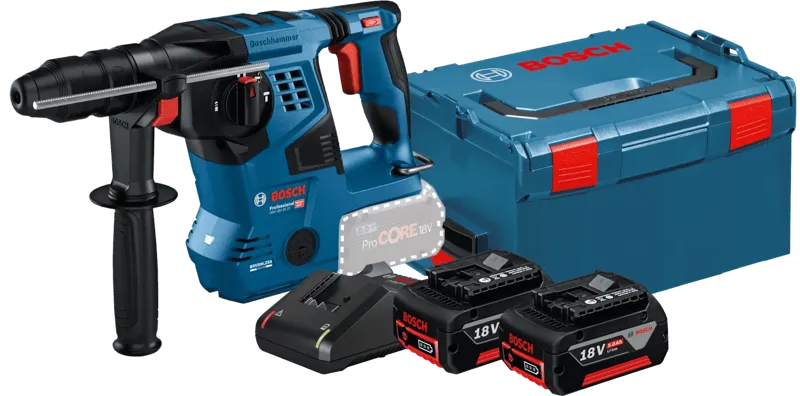 Bosch Professional Bosch Professional GBH 18V-22 5,0 Ah GBA Akku (2x) Starterset – Produktbild 1 von 1