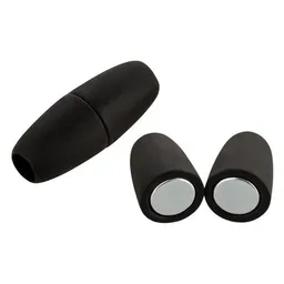 Kork-Deko Kork-Deko Magnetverschluss für Armbänder | Schwarz | rund | für 4 mm Armbänder – Produktbild 1 von 1
