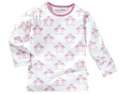 HANS NATUR Kinder Unterhemd Langarm Bio-Baumwolle Flamingo Gr. 110/116 – Produktbild 1 von 1