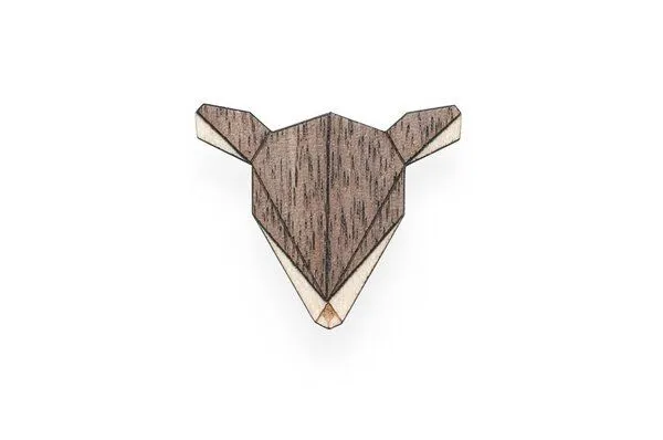 BeWooden BeWooden Broschen aus Holz mit Tiermotiven – Produktbild 5 von 8