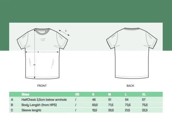 päfjes päfjes Fin Flosse - Fair Wear T-Shirt - Männer - Natur – Produktbild 3 von 3