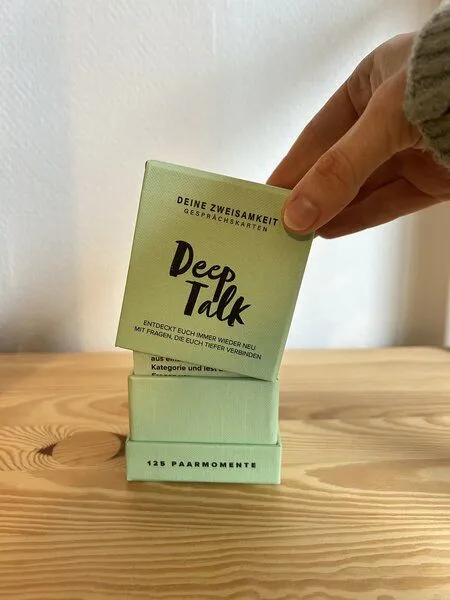 DEINE ZWEISAMKEIT DEINE ZWEISAMKEIT GESPRÄCHSIMPULSE "DEEP TALK" | FÜR PAARE – Produktbild 2 von 4