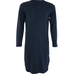 Living Crafts LIVING CRAFTS - Unisex Retro-Nachthemd - Blau (100% Bio-Baumwolle), Nachhaltige Mode, Bio Bekleidung – Produktbild 1 von 1