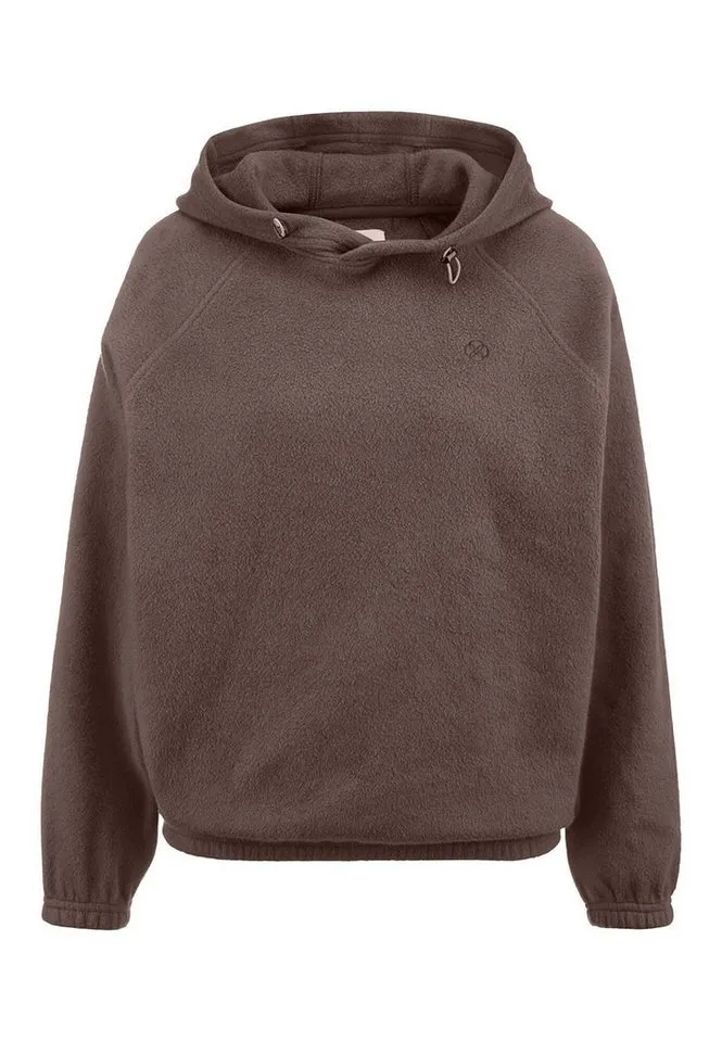 hessnatur hessnatur Fleecepullover Oversize ACTIVE COMFORT aus reiner Bio-Baumwolle (1-tlg), Lila, – Produktbild 2 von 5