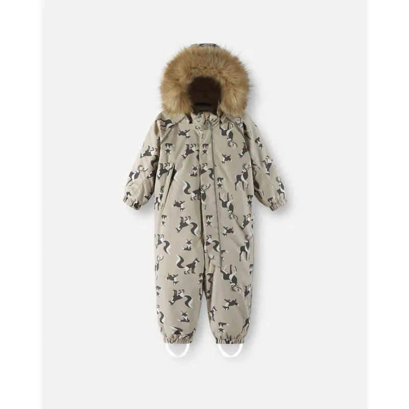 REIMA Skianzug, Baby Reima Lappi, Beige, – Produktbild 1 von 1