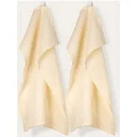 KUSHEL KUSHEL Leinen Tea Towel Duo, Cream linen beige, – Produktbild 1 von 1