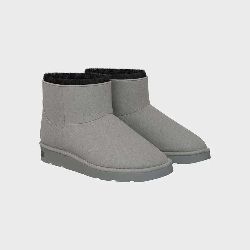 New Orchard New Orchard Damen vegan Stiefel Classic Short Hellgrau – Produktbild 2 von 2