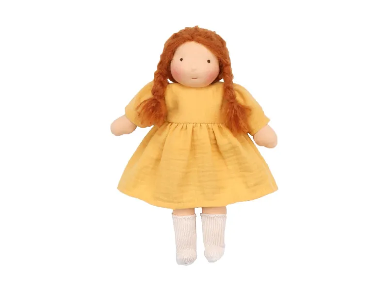 Chimpytoys Chimpytoys Puppe Anna Größe ca. 25 cm, Natur, gelb, – Produktbild 1 von 1